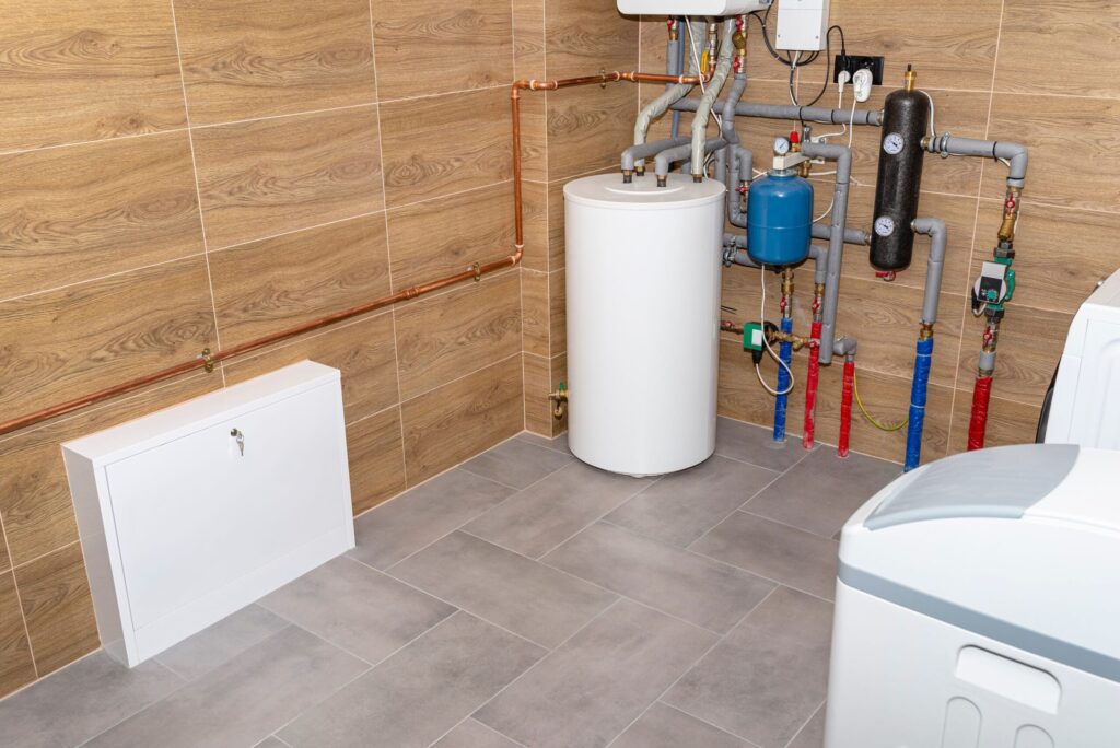 Residential water heater and plumbing system installed in Coachella
